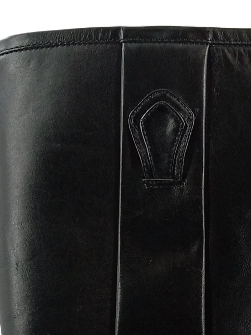 Hugo Boss Damen Leder Stiefel Gr. 37 Schwarz Elegant Business 2