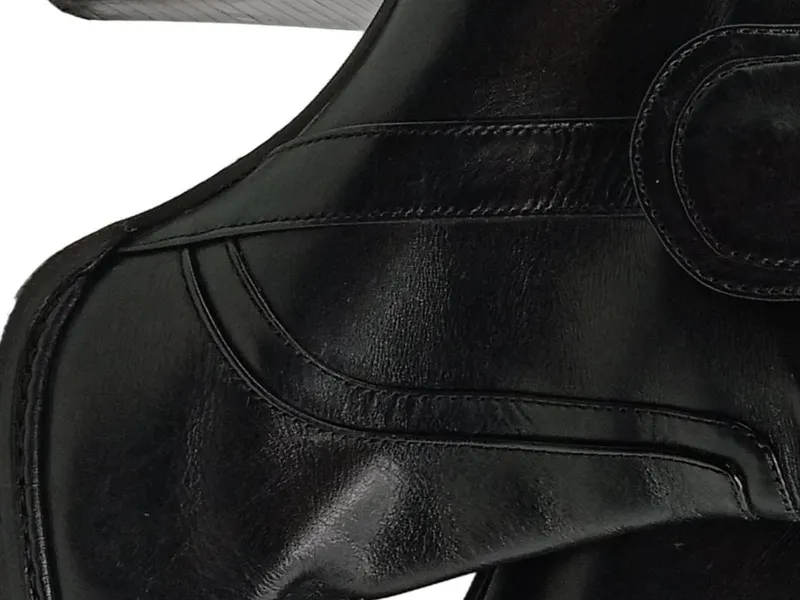 Hugo Boss Damen Leder Stiefel Gr. 37 Schwarz Elegant Business 4