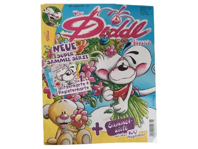 Das Diddl Magazin Nr. 06/2000 Juni mit Glitzerkarte + Registerkarte