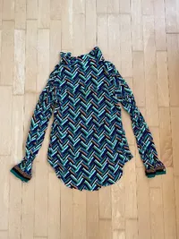 Emily van den Bergh Damen Bluse Gr. 36/S Mehrfarbig Geometrisch 4