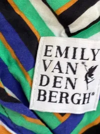 Emily van den Bergh Damen Bluse Gr. 36/S Mehrfarbig Geometrisch 6