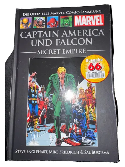 Marvel Captain America & Falcon Secret Empire 66 Hardcover Comic Deutsch