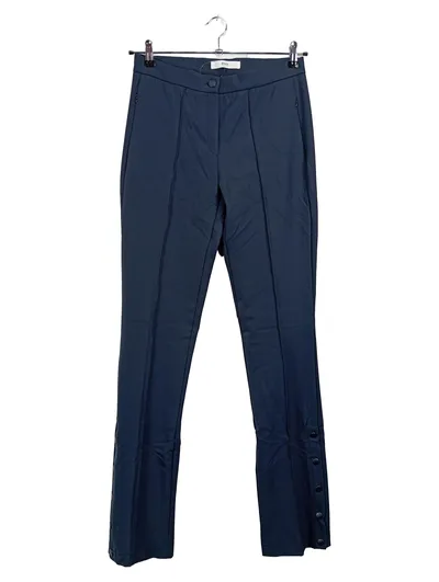 BRAX Feel Good Damen Stoffhose Blau Business Slim Fit Knöpfe W29
