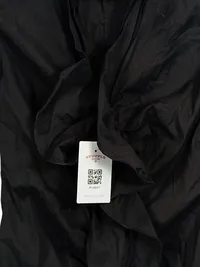 Marc Cain Damen Bluse Langarm Rüschen Schwarz Gr. 34/XS Elegant 2