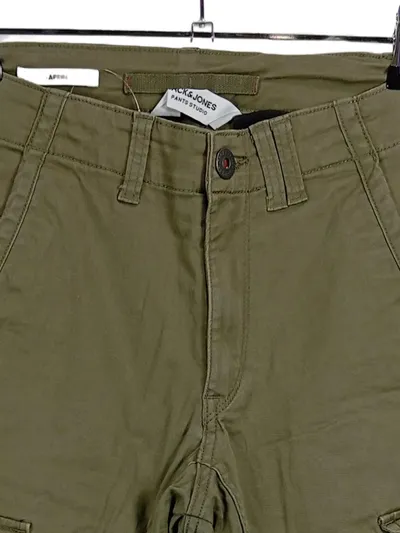 Jack & Jones Cargohose Jungen Gr. 164 Oliv Baumwolle Jogger