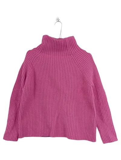 DRYKORN Rollkragenpullover Damen 34 XS Pink Wolle Alpaka Strickpullover Casual