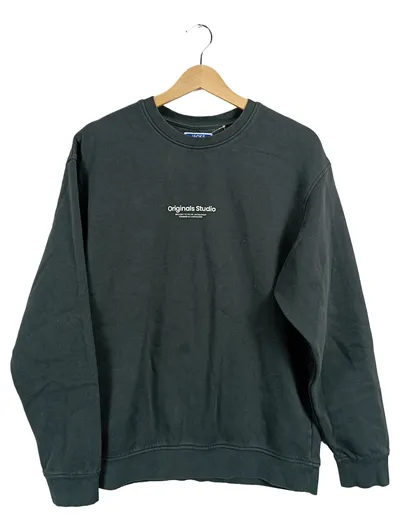 Jack & Jones Sweatshirt Jungen Gr. 176 Grün Originals Studio Pullover