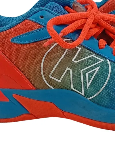 Kempa Attack 2.0 Handballschuhe Kinder Gr. 36 Blau Orange Sportschuhe