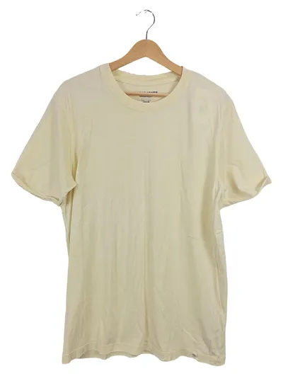 JACK & JONES Herren T-Shirt Gr. L/40 Gelb Basic Baumwolle Regular Fit