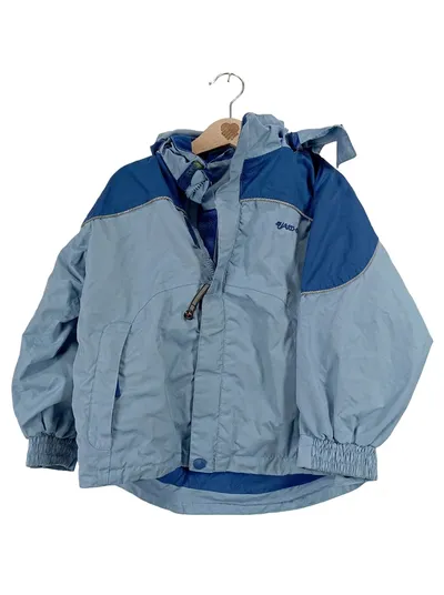 JAKO-O Kinder Outdoorjacke Gr. 104/110 Blau Kapuze Polyester