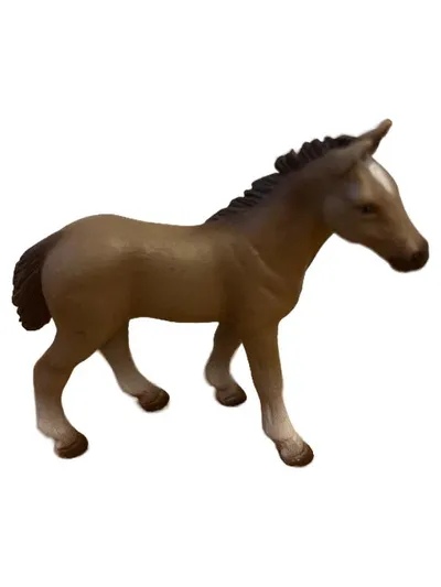 Schleich Fohlen Pferd braun Spielfigur Tierfigur 8.5 cm