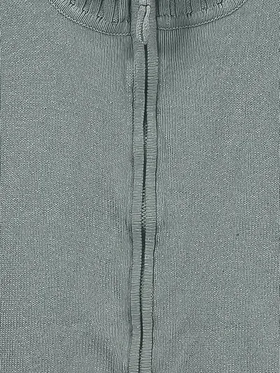 Casa Blanca Pullunder Strickweste Damen 42/XL Blau Reißverschluss Stehkragen