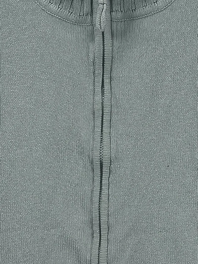 Casa Blanca Pullunder Strickweste Damen 42/XL Blau Reißverschluss Stehkragen 2