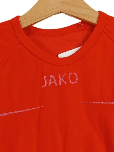 JAKO Langarmshirt Kinder Sportshirt Funktionsshirt Gr. 140/152 Rot Training