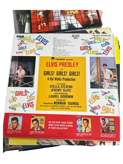 RCA Elvis Presley Girls! Girls! Girls! Soundtrack Vinyl LP LSP 2621