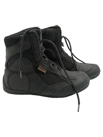 Bullson Motorradstiefel Herren Größe 39 Schwarz Sportlich