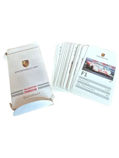 Porsche Quartettspiel Autoquartett Lernspiel Fahrzeuge Daten Sammler