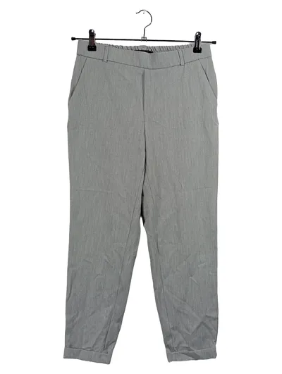 VERO MODA Damen Stoffhose Anzughose Grau Meliert Business Gr. M/38