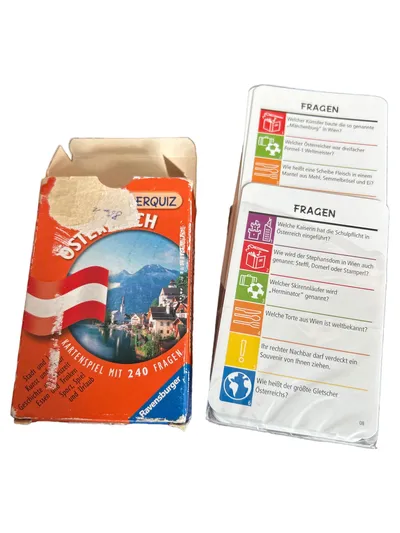 Ravensburger Quizspiel Österreich Allgemeinwissen Lernspiel ab 12 Jahre