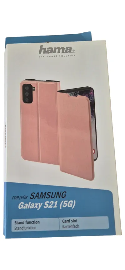 Hama Schutzhülle Klapphülle für Samsung Galaxy S21 (5G) Rosa Praktisch