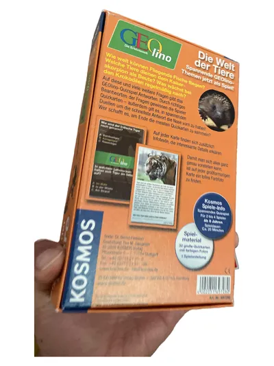 KOSMOS Quizspiel Tiere GEOlino Lernspiel Natur Umwelt ab 8 J.