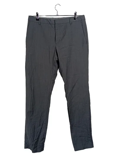 Calvin Klein Herren Stoffhose Business Wolle Grau Gr 48/W32 Anzughose