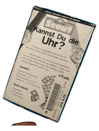 Scout Kannst Du die Uhr? Lernspiel Uhrzeit lernen Kinder ab 4 Jahre Clown