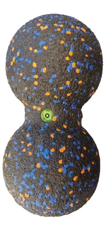 Blackroll Duoball Massageball Doppelball Schwarz Blau Orange Faszien