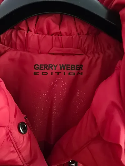 Gerry Weber Edition Steppjacke Damen Gr. 42 Rot Knebelverschluss