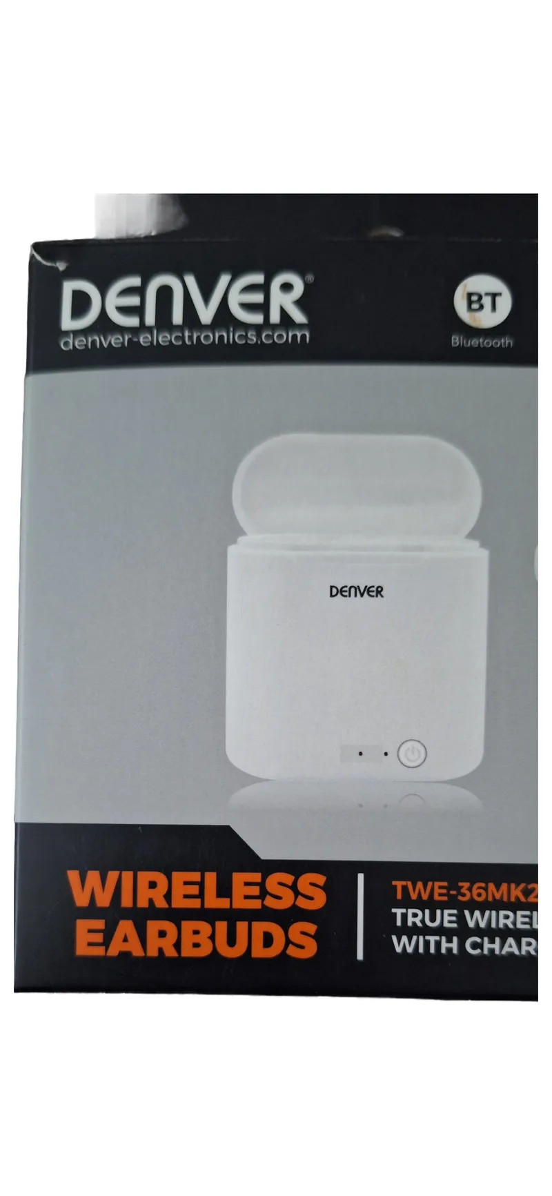 Denver TWE-36MK2 In-Ear Kopfhörer Bluetooth Wireless Earbuds Weiß 2