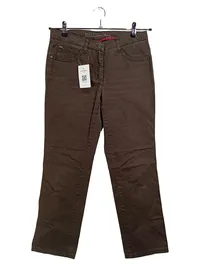 BRAX Damen Jeans Regular Fit Braun Gr. 36 W28 Baumwolle Casual 1