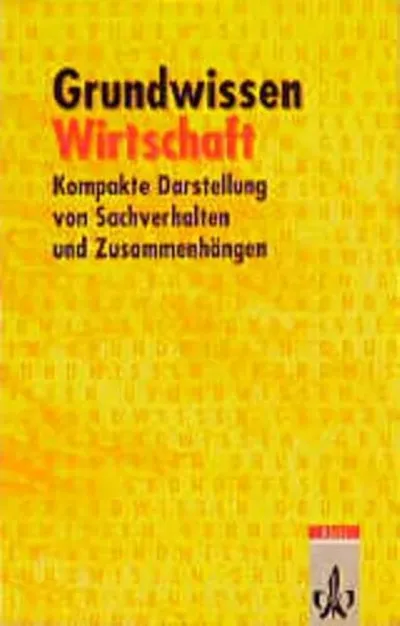 Klett Grundwissen Wirtschaft Fachbuch Taschenbuch Studium Schule BWL