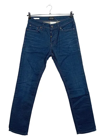 Jack & Jones Herren Jeans Regular Fit W31/L30 Dunkelblau Denim