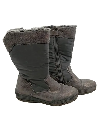 Primigi Mädchen Schneestiefel Gr. 30 Grau Winterstiefel gefüttert