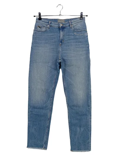 Liebeskind Berlin Damen Jeans Straight Leg W28 Blau Baumwolle