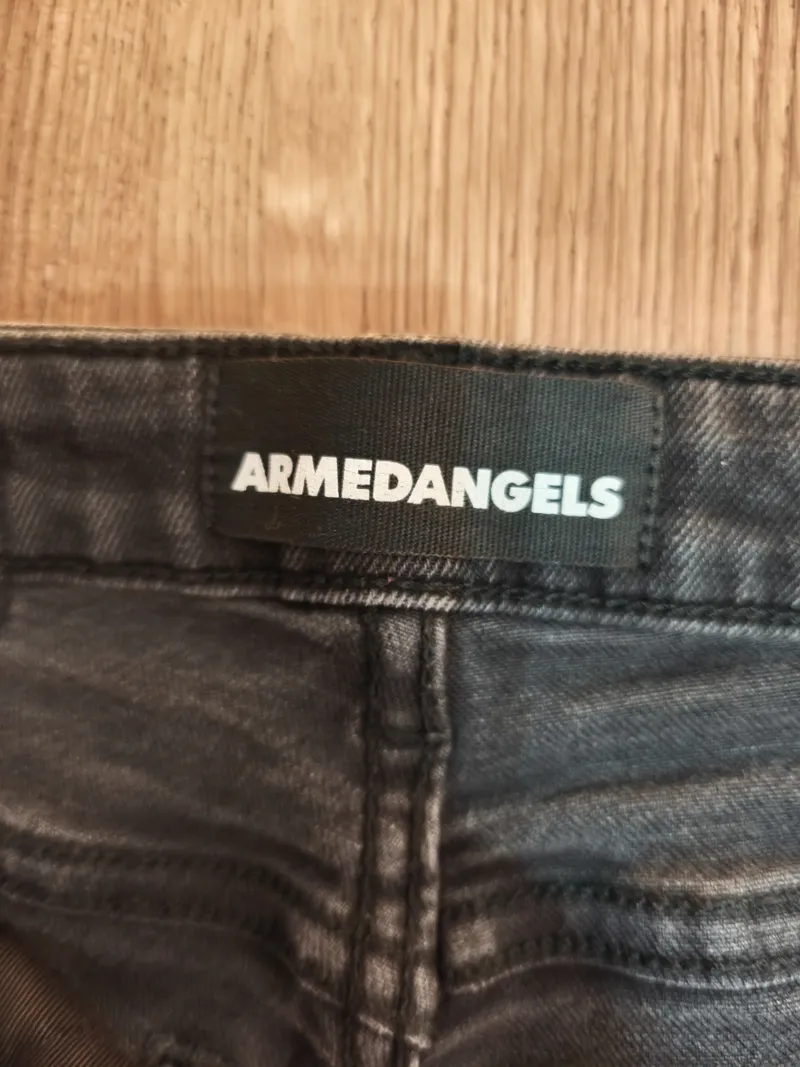 ARMEDANGELS Damen Skinny Jeans Grau W30/L28 Stretch Nachhaltig 3