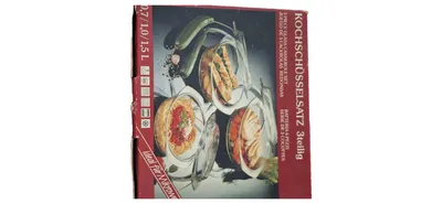 Simax Kochschüsselensatz 3-teilig Glas Mikrowellen Geschirr Transparent