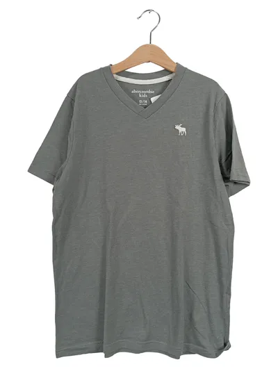 Abercrombie Kids T-Shirt Kurzarm Baumwolle Grün Gr. 152 Freizeit