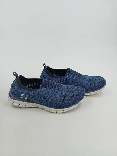 SKECHERS Damen Sneaker low Air-Cooled Memory Foam Gr. 36 Blau Sportlich