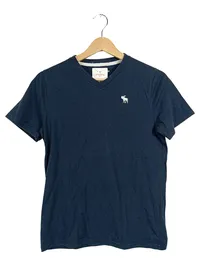 Abercrombie Kids Jungen T-Shirt V-Ausschnitt Blau Gr. 158 13/14 Jahre 1
