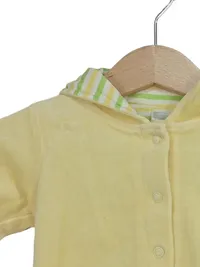 Baby Club Sweatjacke Kapuze Ente Gelb Gr. 62 Baumwolle 2