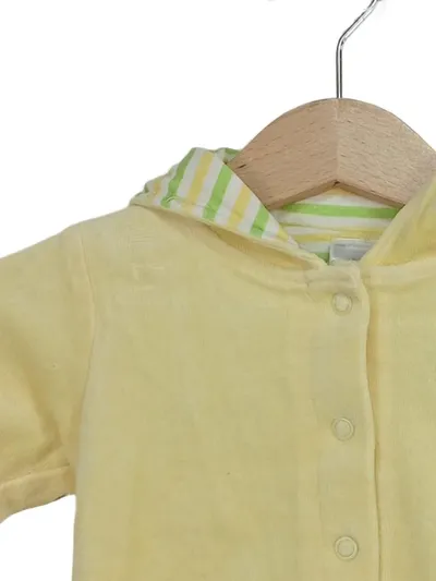 Baby Club Sweatjacke Kapuze Ente Gelb Gr. 62 Baumwolle