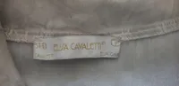 Elisa Cavaletti Damen Leichte Jacke Gr. L/42 Grau Stickerei Baumwolle 5