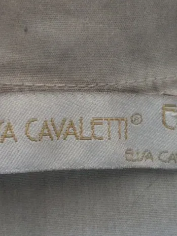 Elisa Cavaletti Damen Leichte Jacke Gr. L/42 Grau Stickerei Baumwolle 6