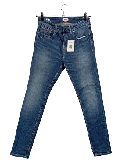 TOMMY JEANS Herren Slim Fit Jeans Hose Blau W30/L32 Casual