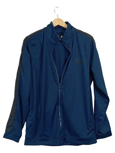 Under Armour Trainingsjacke Herren Gr. M Blau Sportjacke Full Zip