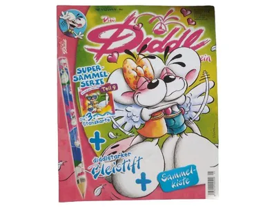 Diddl Heft Super Sammel Serie Teil 9 mit Bleistift Sammelkarte NEU OVP