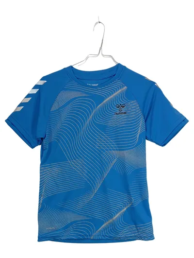 Hummel Sport Shirt Kinder Gr. 152 Blau Funktionsshirt Trikot
