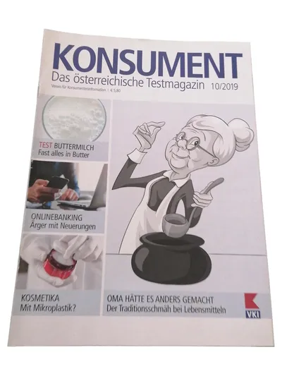 Konsument Testmagazin 10/2019 VKI Kochen Ernährung Umwelt Wirtschaft