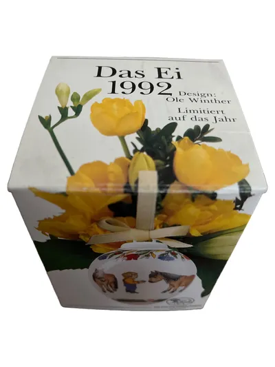 Hutschenreuther Das Ei 1992 Ole Winther Eierbecher Porzellan Mehrfarbig 6cm